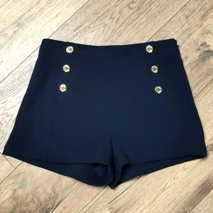 Navy blue shorts